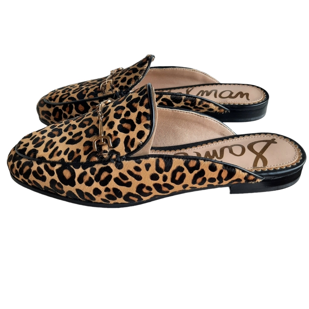 Sam Edelman Linnie Mules, Women's Size 6.5 M, Leopard MSRP $140
